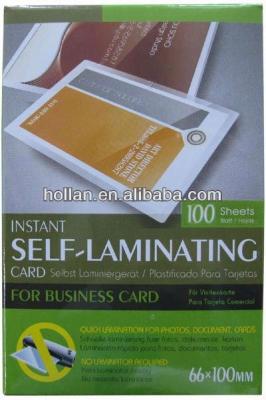 China APET Hot Sale New Product Instant Self Adhesive Laminating Sheet for sale