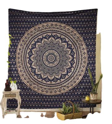 China Minimalist Custom Printed Yoga Oriental Psychedelic Meditation Wall Hanging Spiritual Tapestry On Sale for sale