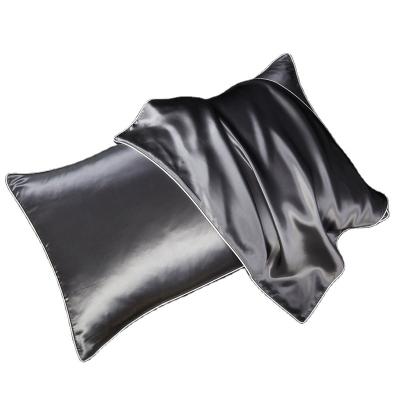 China Hotel wholesale pure natural charmeuse mulberry satin silk pillowcase can be customized for sale