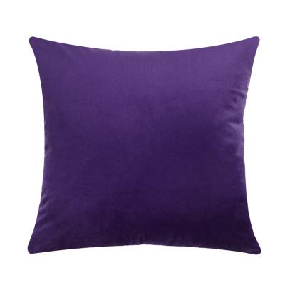 China Luxury Square Comfortable Plush Velvet Hotel Pillow Case Cushion Pillow Covers For Home Decor for sale