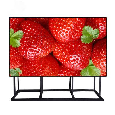 China 46 Inch Indoor Mounted Media Screen Player Bezel Ultra Narrow Indoor LCD Video Advertising Wall for sale