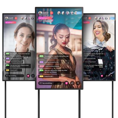 China 43 49 inch device display machine tiktok live streaming intelligent online interactive screen VT-AD215F for sale