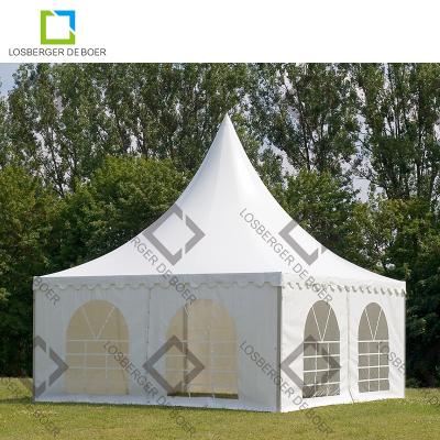 China Luxury Pagoda Tent High Quality Aluminum Pagoda In Losberger PVC Size 3x3m 4x4m 5x5m for sale