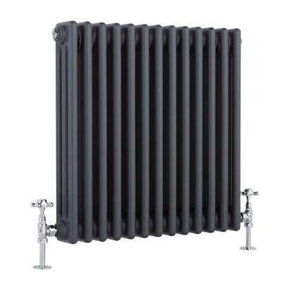 China Heater Different Width 3 Columns Column Anthracite Horizontal Radiator For Room Heating for sale