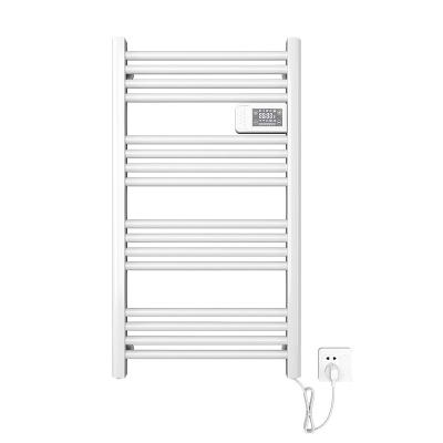 China Heater White Electric Wire Heated Bathroom Towel Radiator Heater Heater with Thermostatic Controller for sale