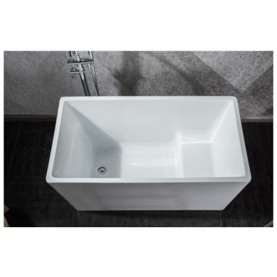 China 120cm Mini White Color Small Bathroom Massage Freestanding Bathtub With Seat for sale