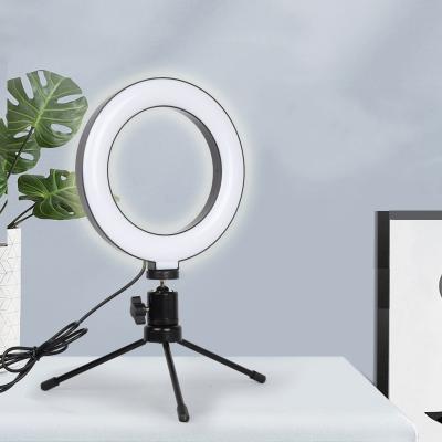 China Plants 8inch PORTABLE Ring Light With Tripod Stand 5Mm Super Light Green Led Lamps for sale