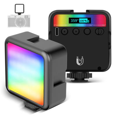 China Dimmable Mini Leadwin Photography RGB Vlog Light Led Visual Fill Light For Photography for sale