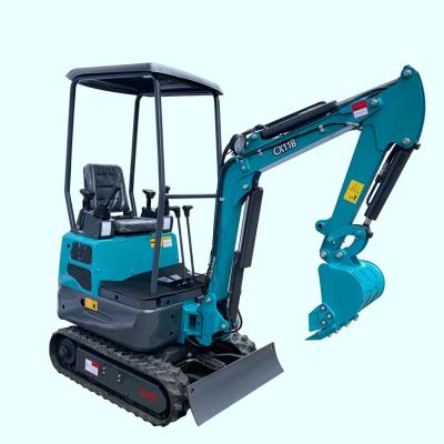 China Earthmoving Machinery Attractive Price New Mini Excavator High Top Wheeled Mini Excavator Towable Backhoe for sale