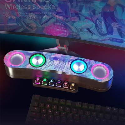 China Yes New For Blue Tooth Speaker Portable Waterproof RGB Light Mini Speaker Wireless Box for sale