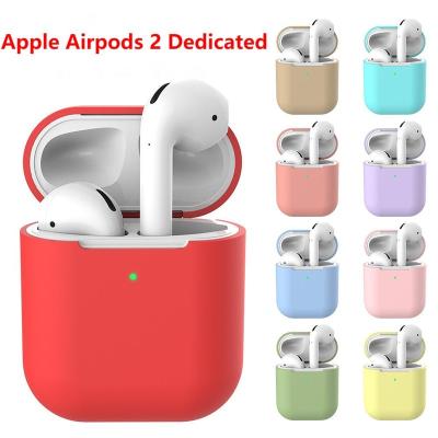 China For Earphone New Arrival Silicone Case Earbuds Silicone Cover Device Earphones Earphone Case For Apple Airpods 2 Dedicated for sale