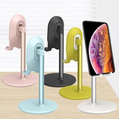 China New Style Aluminum Alloy Mobile Phone Adjustable Stand Holder Customization Size Table Mobile Stand for sale