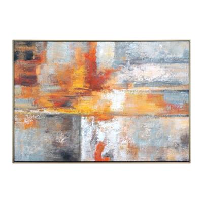 China Latest Abstract Hotel Lobby Liquid Handmade Oil Painting Canvas Wall Painting Art for sale