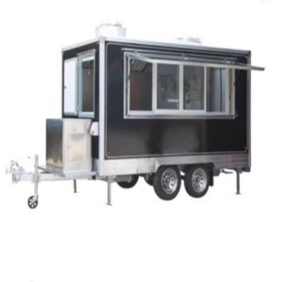 China Small Mobile Electric Hotels Snack Machines Fast Food Container Trucks Truck Trailer With Full Kitchen For Grocery Sale In USA for sale