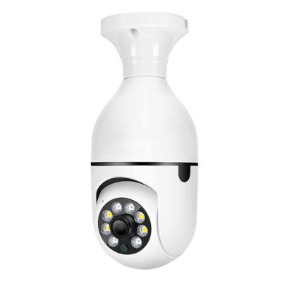 China E27 Siren Bulb Built-in Siren 5G Wifi Night Vision Video Security Protection Wireless Auto Human Path Home Panoramic Monitor for sale