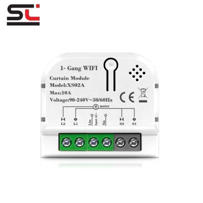 China Easy Installation Time Calibrate Tuya Smartlife Zigbee Smart Wifi Curtain Switch Module Smart Home Automation Module Smart Curtain Breaker for sale