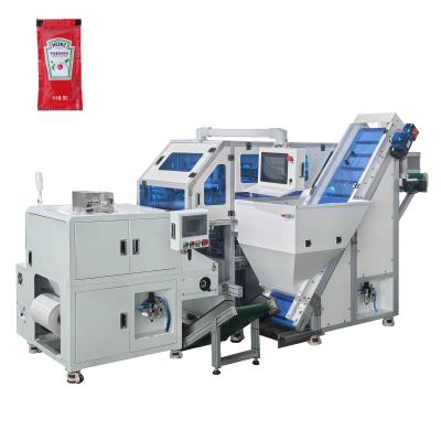 China Intelligent Visual Counting Packaging Machine For sauce dipping cups packing machine Te koop