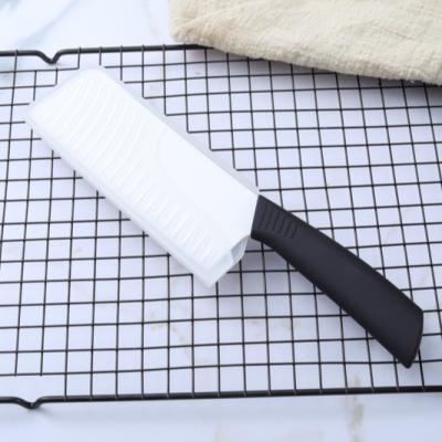 China ABS Ceramic 7 Inch Chef Knives Wholesale Kitchen Viable Black Kitchen Knife for sale