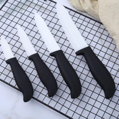 China Sustainable High Quality 4 Pieces Designer Kitchen Knife Set Ceramic Handle Kitchen Chef Knives Pairing Knife for sale