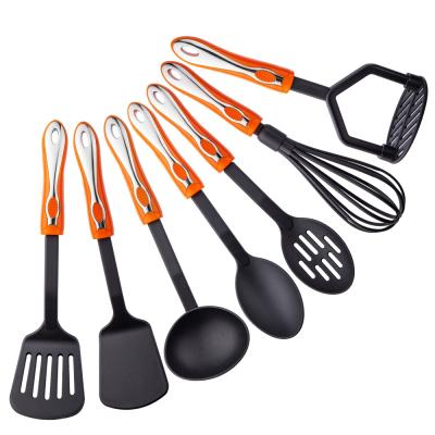 China Durable High Quality Nylon Heat Resistant Cooking Tool Kit 7 Piece Kitchen Utensils Cooking Set Nonstick Kitchen Tools For Mixer for sale