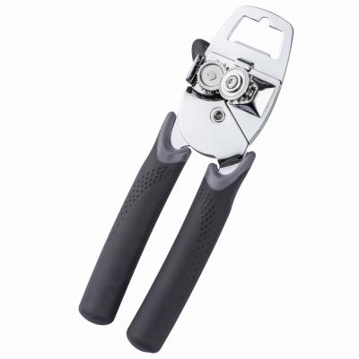 China Multi-Functional Comfortable Carbon Steel Can Opener Handle And Can Bottle Easy Manual Steel Tool Viable for sale