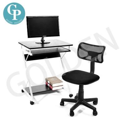 China Movable Mobile Computer Desk Computer Table With Keyboard Panel And Wheels For PC School Home Use for sale