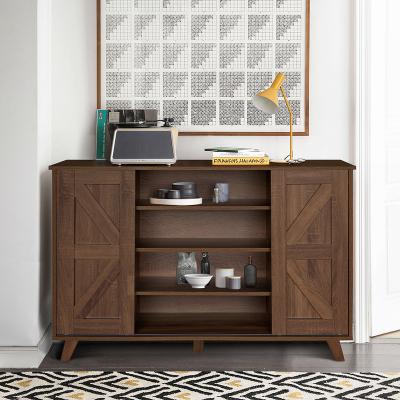 China Home and Living Room Furniture Expandable Shoes Stretch Cabinet Wooden Home Sideboards Storage Cabinet with Drawers for sale