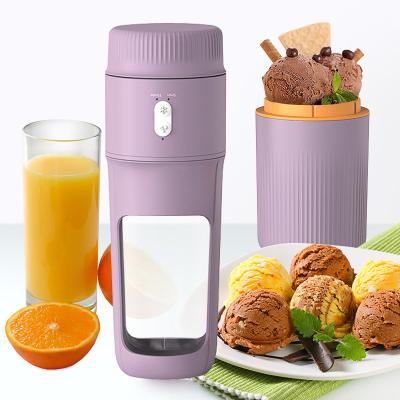 China Car TastyJuicer Portable Healthy Extractor Ice Cream Roll Maker Electric Ice Cream Container for sale