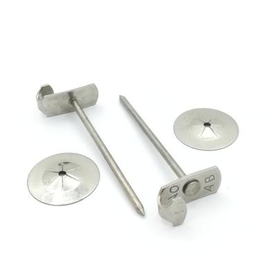 China Building Construction Factory Wholesale Stainless Steel Fasteners Insulation Anchor Pins With Rock Wool Fastening And Tying Lace Anchor for sale