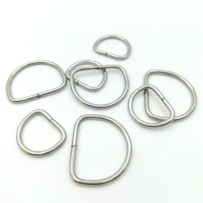 China User-Friendly Fashion High Quality Metal Hook Welded Stainless Steel D Ring Belt Buckle for sale