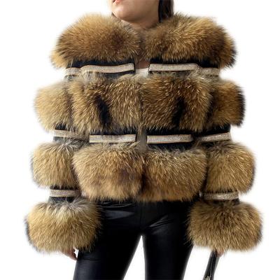 China Anti-Wrinkle Customization Wholesale Women's Clothing Autumn Winter Women's Fur Coat Female Real Fur Jacket for sale