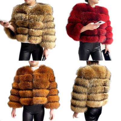 China Wholesale Custom Luxury Fur Jacket Anti-wrinkle Girls Natural Fur Coat Long Sheaths Real Raccoon Fur Coat for sale