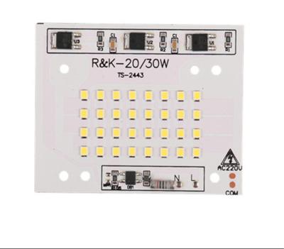 China Factory Price 4KV Step Up Protection 30W Flood Light AC DOB PCB 76*63 Driverless for sale