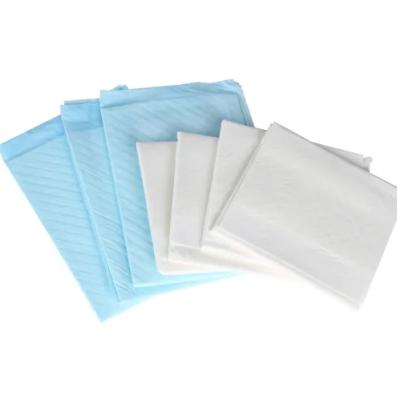 China Fluff Pulp Diaper Pads Factory Surgical Nonwoven Disposable Underpad Chux Underpad For Seniors for sale