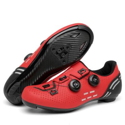 China 2022 Carbon Platoon Fast Cycling Shoes Over The Top Bicycle Men mtb Shoes Road Bikes Shoes Waterproof Sliver for sale