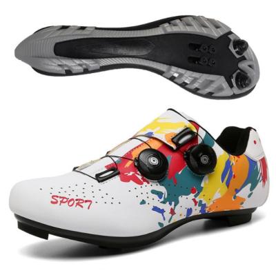 China Professional Wholesale Auto Lock Mountain Bike Shoes Peloton Compatible Shoes For Man for sale