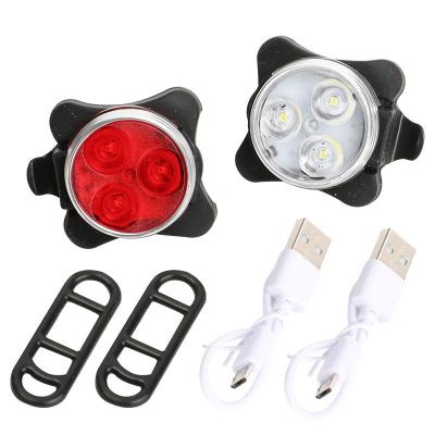 China New Usb Bicycle Headlight Warning Light Bicycle Fill Light Mountain Bike Tail Bright Light for sale