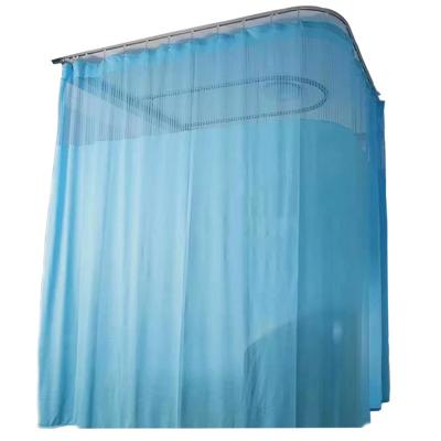 China Hospital Fireproof Partition Mesh Cubic Bed Curtain for sale