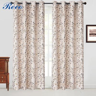 China Ready Made Blackout Polyester Fabric Shading Window Curtain for sale