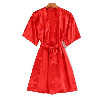 China Casual V-Neck Anti-Static Pajamas Sleep Dress for sale