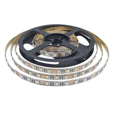 China Hotel rgbw led strip 4 in 1 warm white led strip light 5050 5m DC12V waterproof flexible led strip light DC12V for sale