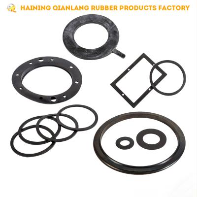 China NBR Personalized Rubber Oil Seal And Gaskets Nitrile Gasket Molded Round Rubber Oil Seals for sale