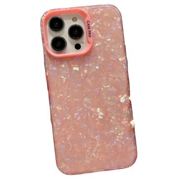 China Shockproof Ins Colorful Shell Pattern IMD Silver Plating Phone Accessories Cases Cover for iPhone 11 12 13 case14 15 Pro Max Covers 11 Ca for sale