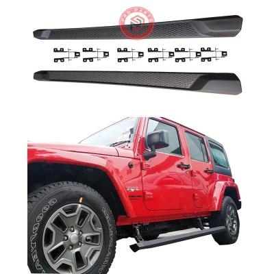 China Specially Licensed 2007 IP JK JL Door 2/4 21 Running Boards Side Step Electrical Panel For Jeep Wrangler JK JL for sale