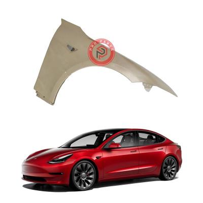 China Aluminum Car Body Parts Fender for tesla model 3 model3 front fender for sale