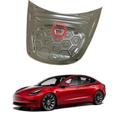 China Factory direct aluminum hood for Tesla model 3 body parts model3 engine hood hood for sale