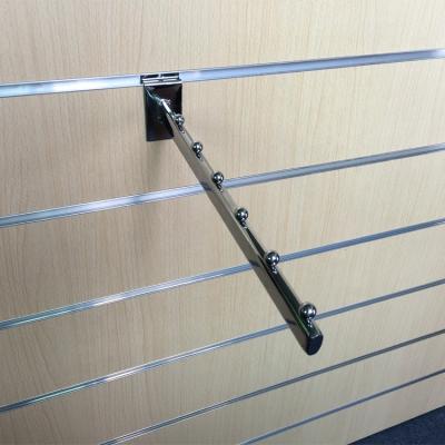 China For Professional Slatwall And Store Displays Manufacturer Heavy Duty Waterfall Hook With Bins Chrome Finish for sale