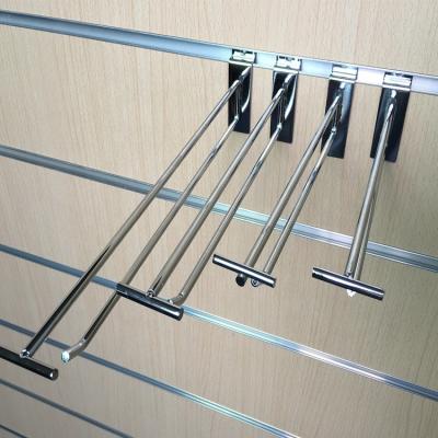 China For Store Displays Manufacturer Wire Slatwall And Slatwall Double Hook Hook Euro With Price Tag for sale