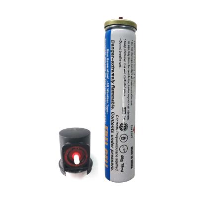 China 165MM Fuel Cell Gas Aerosol Cans For Framing Nailers 40g/80ml for sale