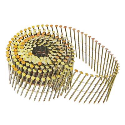 China Wood Products Wholesale Galvanized Factory Selling Roofing Coil Nail for sale